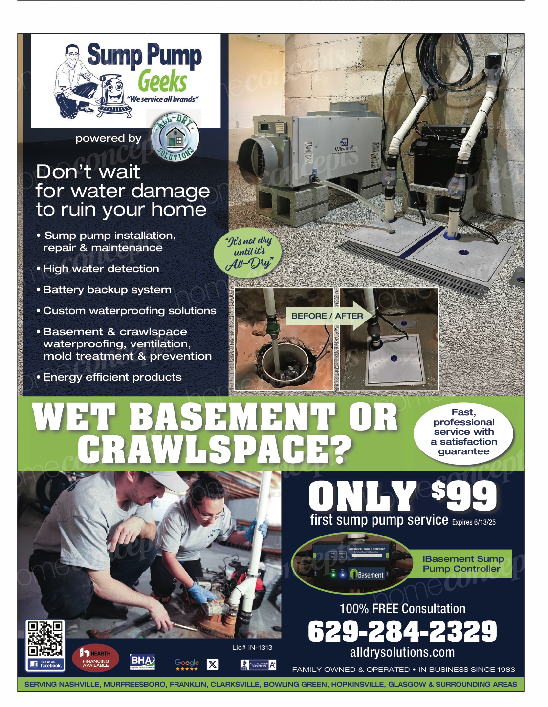 Sump Pump Geeks powered by All-Dry